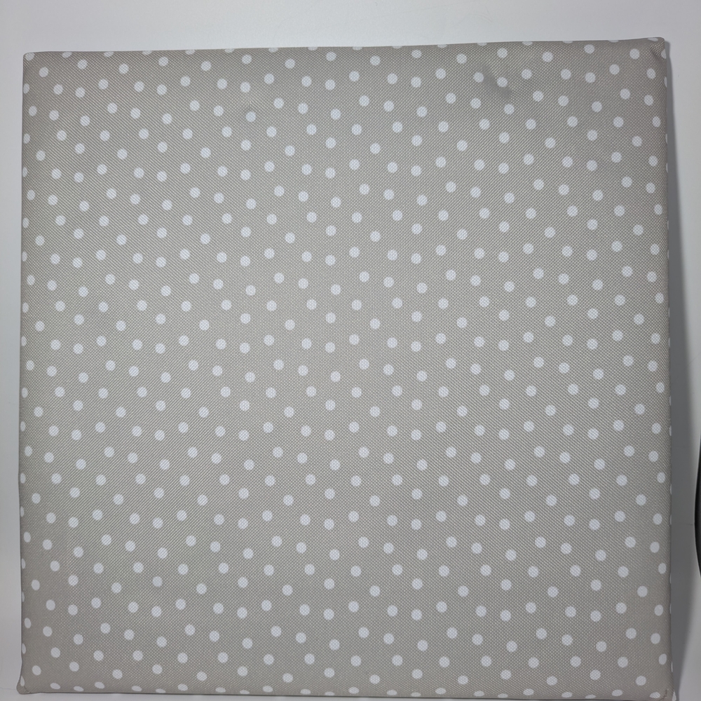 Gray Polka Dot Fabric
